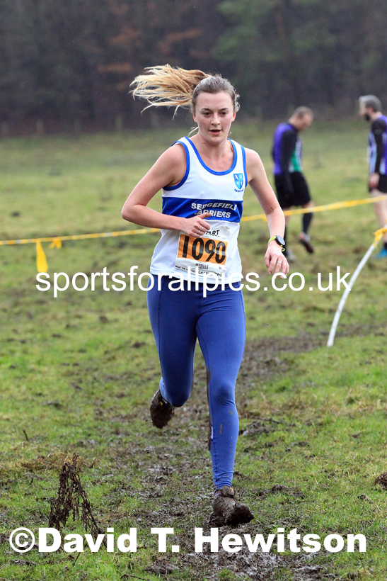 Senior womens 2022 North Eastern Harrier League, Thornley Farm, Peterlee, County Durham. Photo: David T. Hewitson/Sports for All Pics